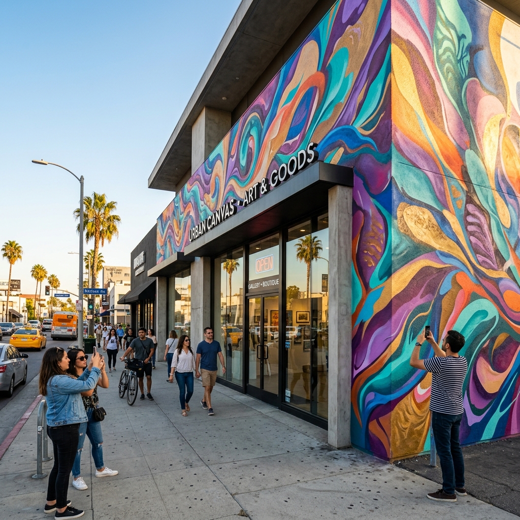 How murals enhance customer experience and business ambience